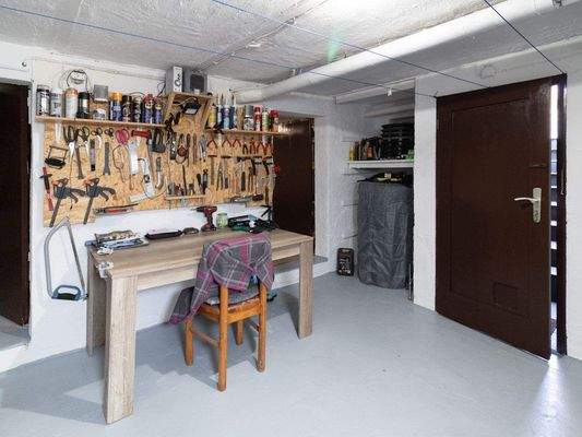 Werkstatt im Kellergeschoss