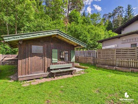 Gartenhaus im Grünen