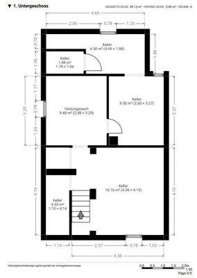 Grundriss Keller