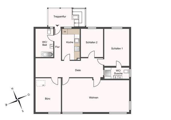 Aktueller Grundriss DG