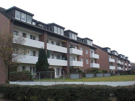 Ansicht der Häuser von hinten