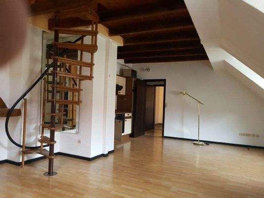 Treppe zum Schlafraum