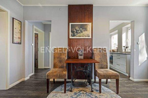 Blick auf den Frühstücksplatz