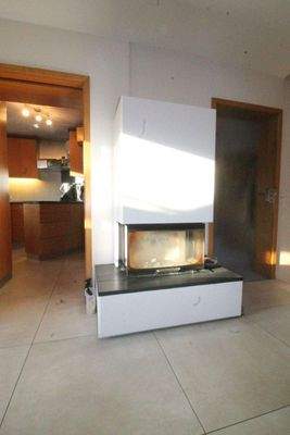 Der Kachelofen im Wohnzimmer