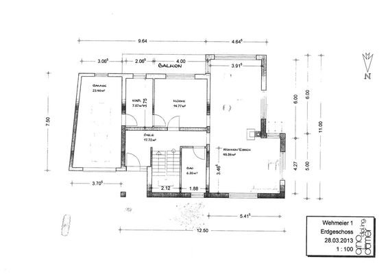 Grundriss Erdgeschoss - Wehmeier