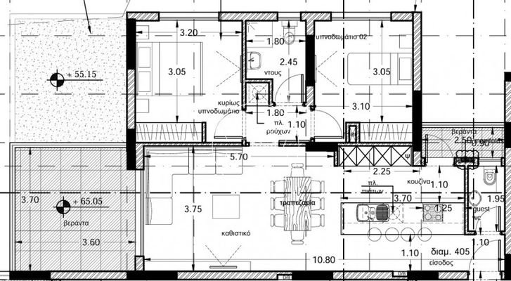 Luxuriöse Wohnung