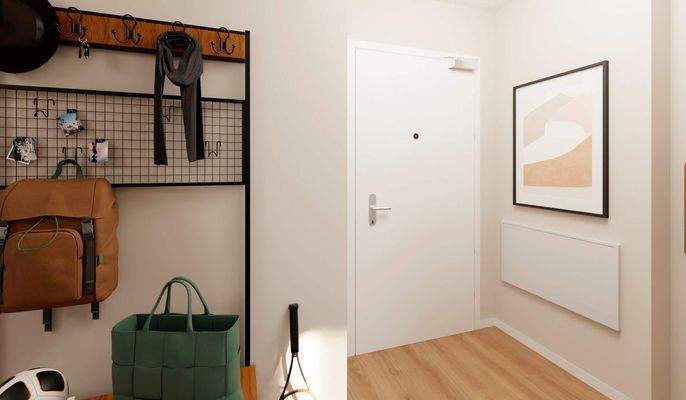 Heller und freundlicher Eingangsbereich