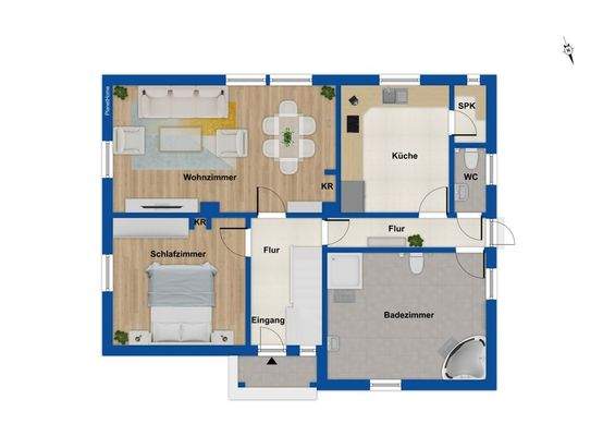 Grundriss Erdgeschoss