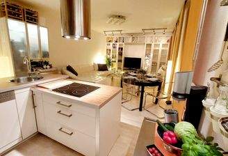 Küche und Wohnbereich