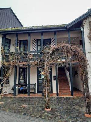 Eingangsbereich der Wohnanlage 