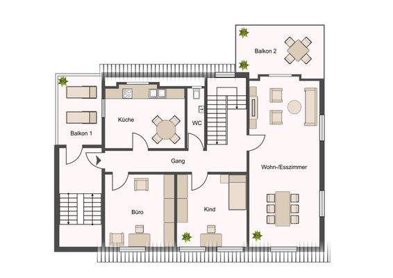 Grundriss 2. Obergeschoss 