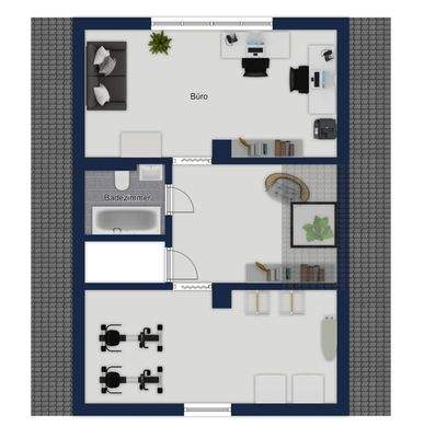 Dachgeschoss Vorderhaus