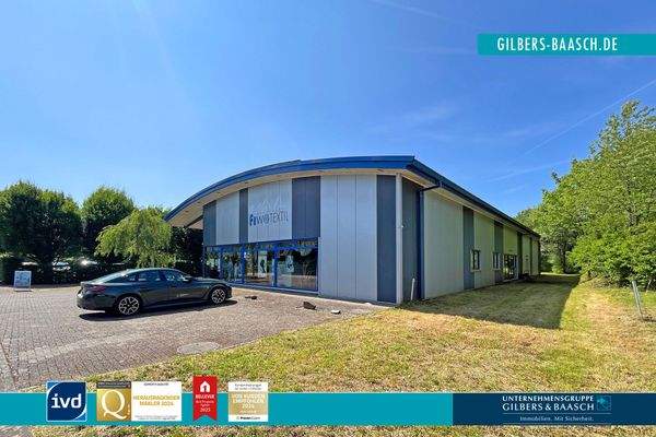 Gewerbehalle mit Bürotrakt