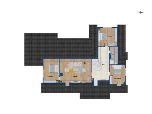 Grundriss Dachgeschoss