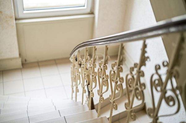 Treppenaufgang zur Wohnung