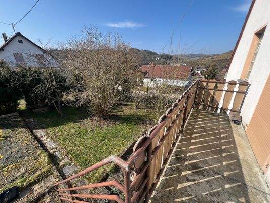 Kleiner Balkon 2.OG mit Blick