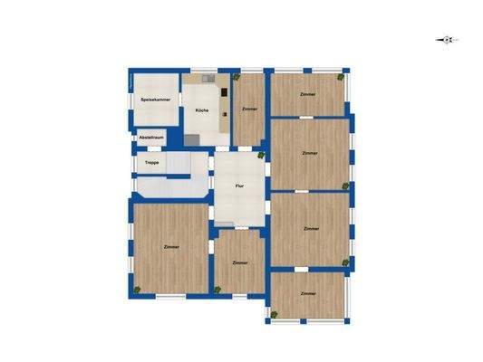 Grundriss Obergeschoss