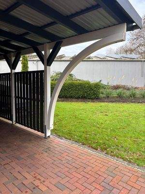 seitlicher Wetterschutz fürs Carport