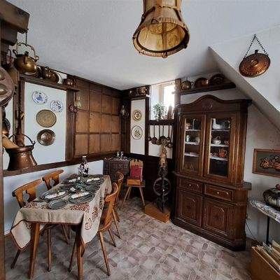 Wohn- u. Essbereich im Dachgeschoss