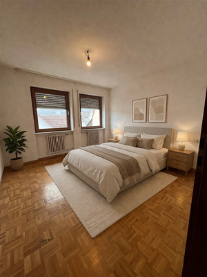 Schlafzimmer - virtually staged