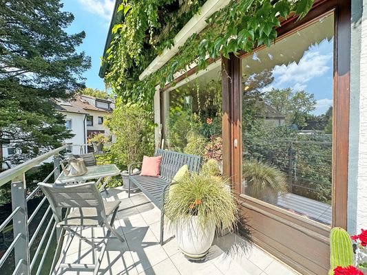 Balkon im Obergeschoss