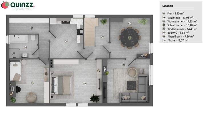 Grundriss Dachgeschoss