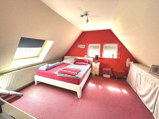 Schlafzimmer im Dachgeschoss