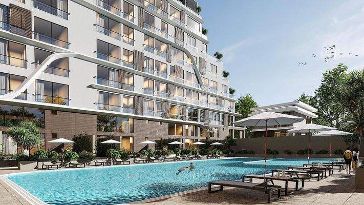 Apartments with Loft Options in a Complex in Altıntaş, Antalya