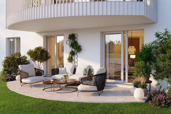 Visualierung 2 Zi. EG