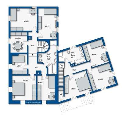 Grundriss Obergeschoss 