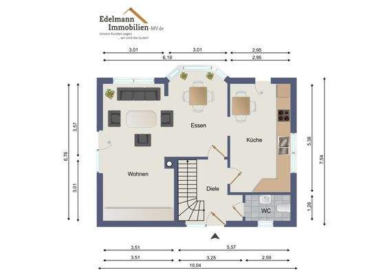 Grundriss Erdgeschoss