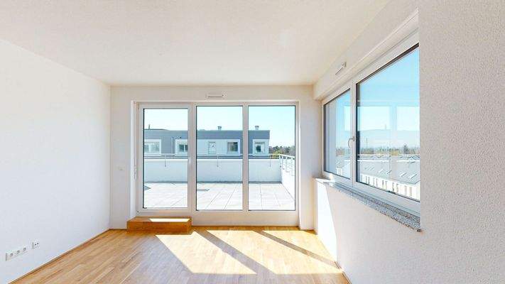 Ausblick auf die Dachterra