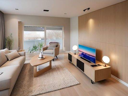 Helle Naturtöne - helle Texturen, Bild visualisiert