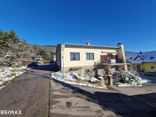 Südseite des Hauses