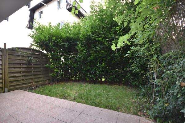 Terrasse mit Garten - Charmante 2 Zimmer Gartenwohnung mit TG-Stellplatz Miete Schallmoos Salzburg