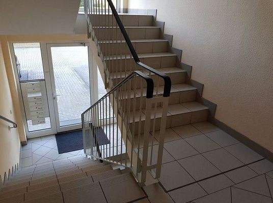 gepflegtes Treppenhaus