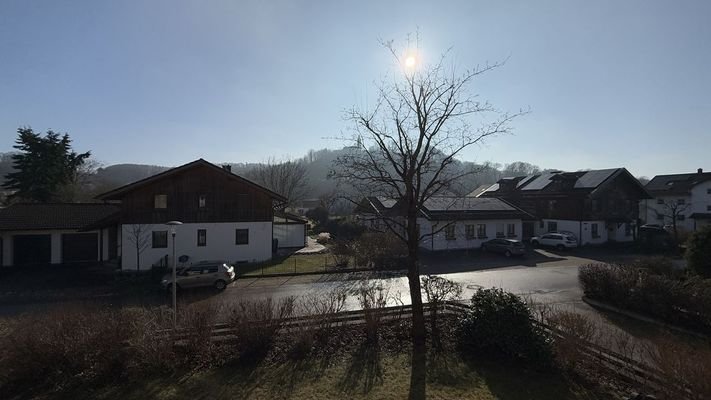 Ausblick vom Balkon