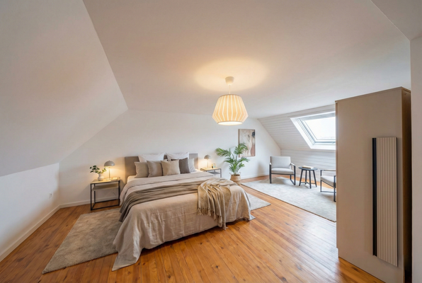 Dachboden / Gästezimmer (KI-Visualisierung)