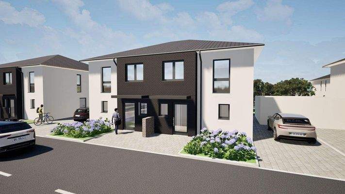 Perspektive Straßenansicht