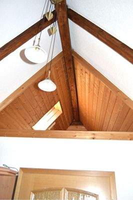 Blick zur Schlafebene