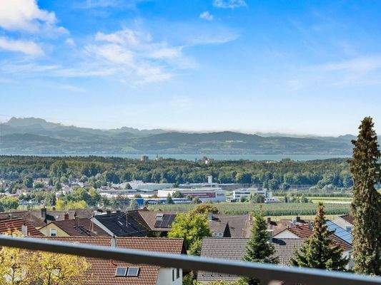 Aussicht vom Balkon (Loggia)