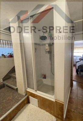 Dusche im Kellergeschoss