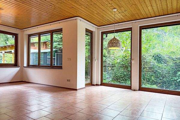 Blick zum Wohnbereich