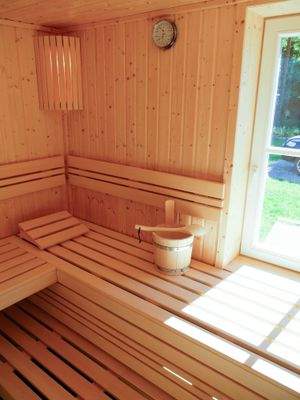 Private Sauna im Erdgeschoss