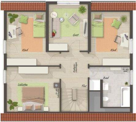 Grundriss Dachgeschoss