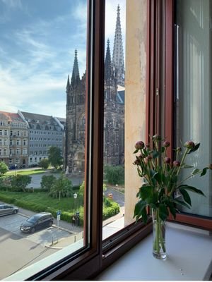 Blick auf die Peterskirche