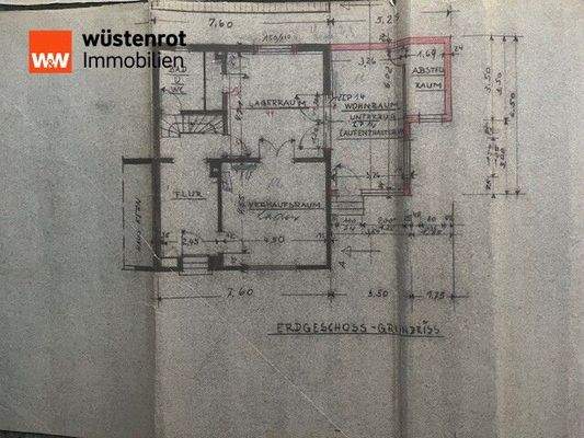 Grundriß Erdgewchoß