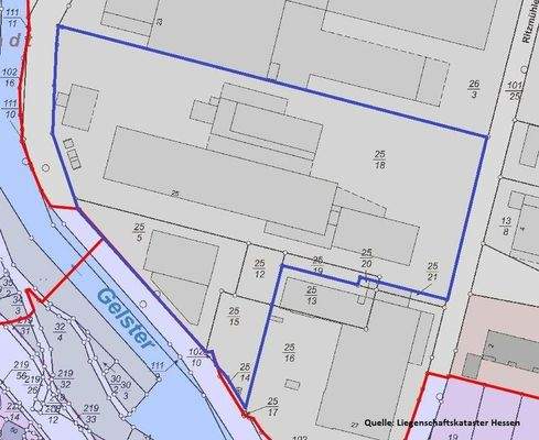 Kartenauszug markiert