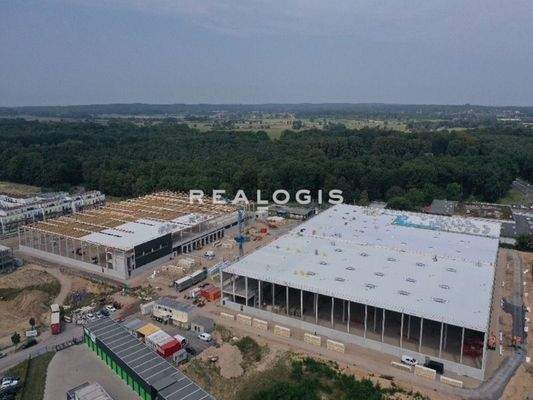 Luftansicht Hallenfläche