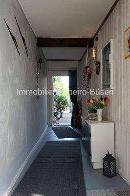 Der Gartenausgang vom Eingangsflur